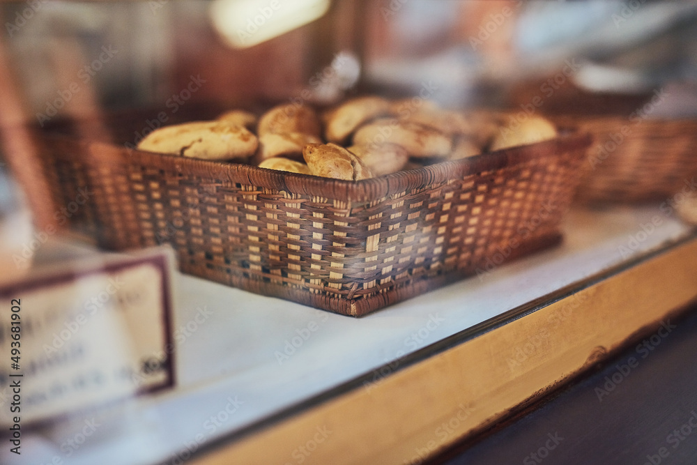 They are as fresh as can be. A cropped shot of freshly-baked croissants.