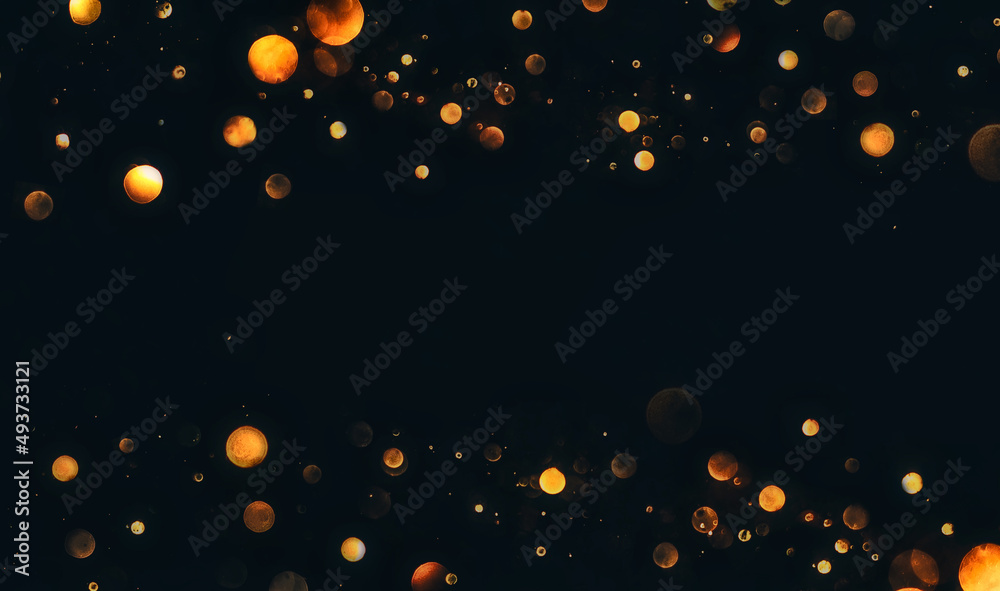 glitter vintage lights background. defocused