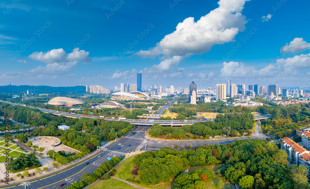 中国江苏省江阴市城市风景