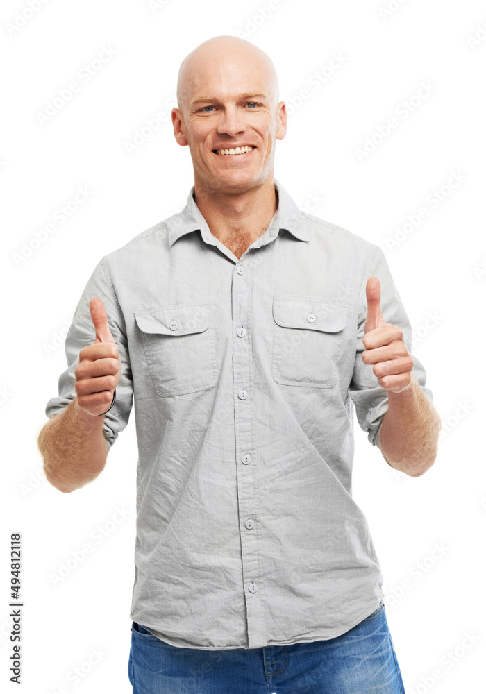 Living his lifestyle. Studio shot of a handsome young man isolated on white.