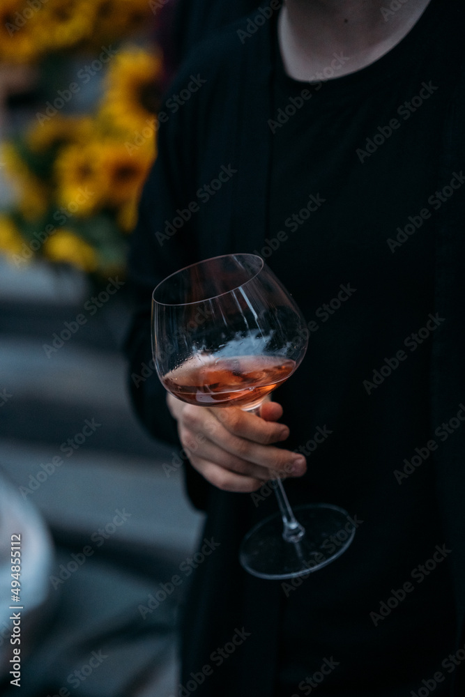 glass of wine