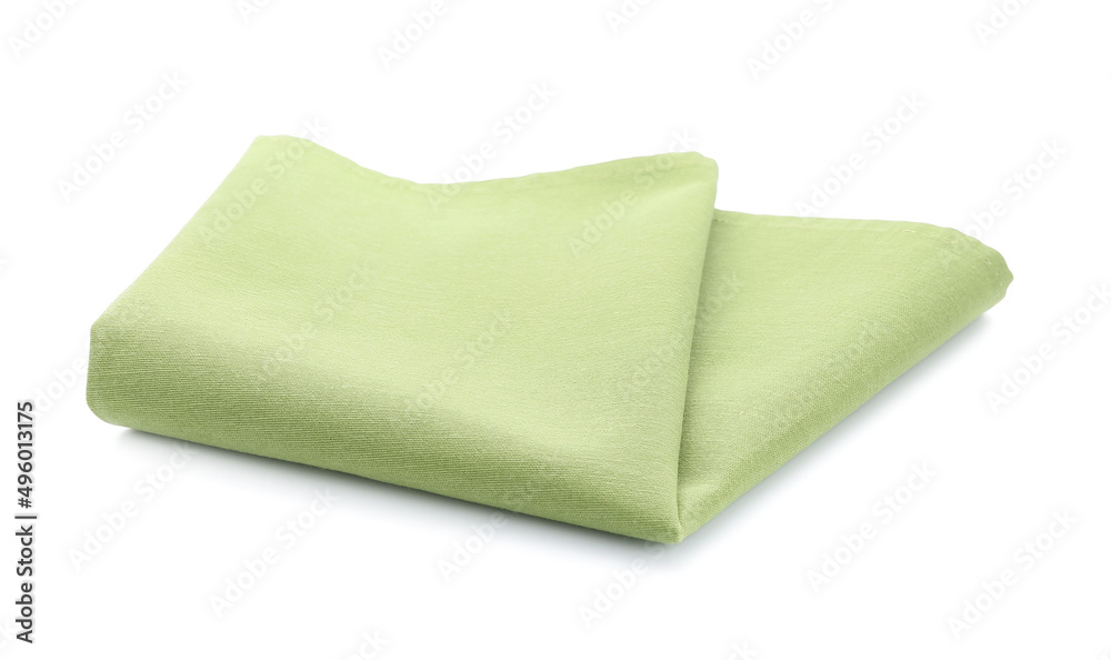 Clean napkin isolated on white