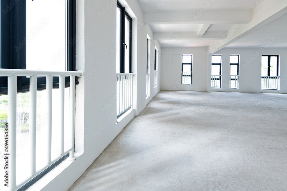 Empty office space in modern building