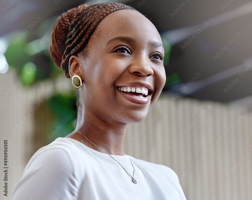 Golden gates were talking over. Shot of a beautiful young woman talking to her colleagues outside.