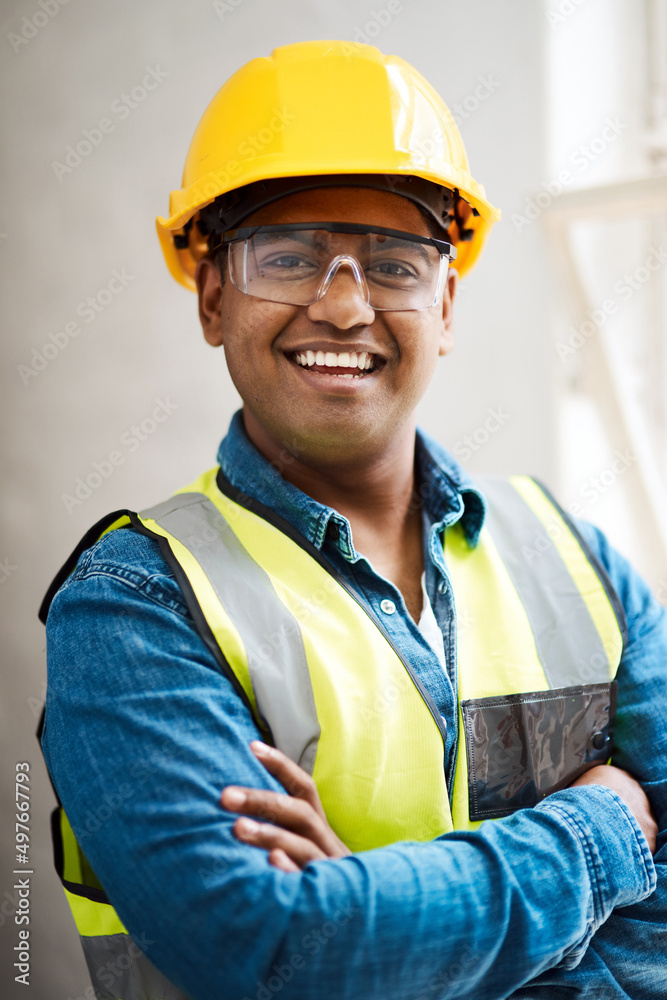 You can expect greatness whenever he works on a project. Shot of a engineer wearing protective gear 