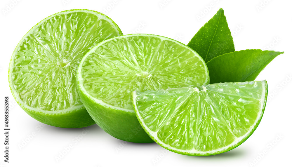 Lime isolated on white background