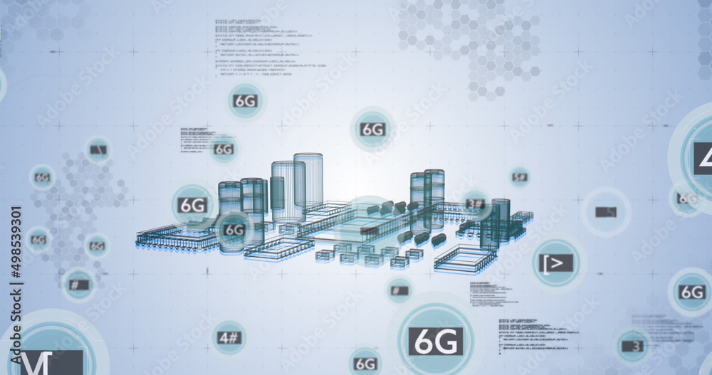 数据处理图像和6g文本，白底架构