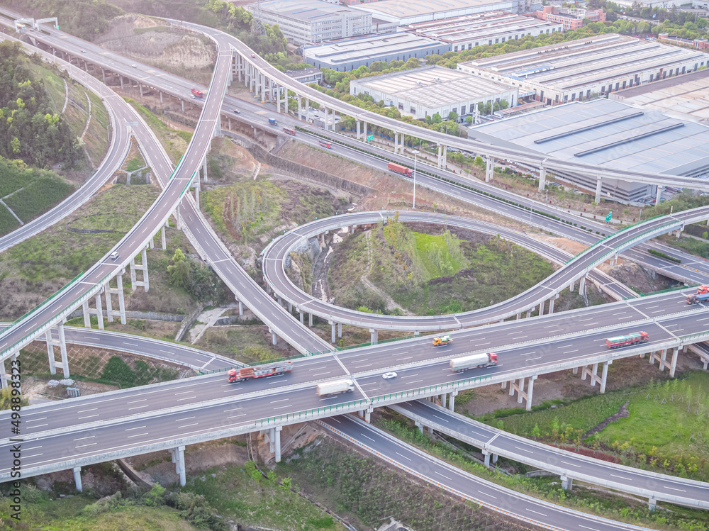 城市交通繁忙道路