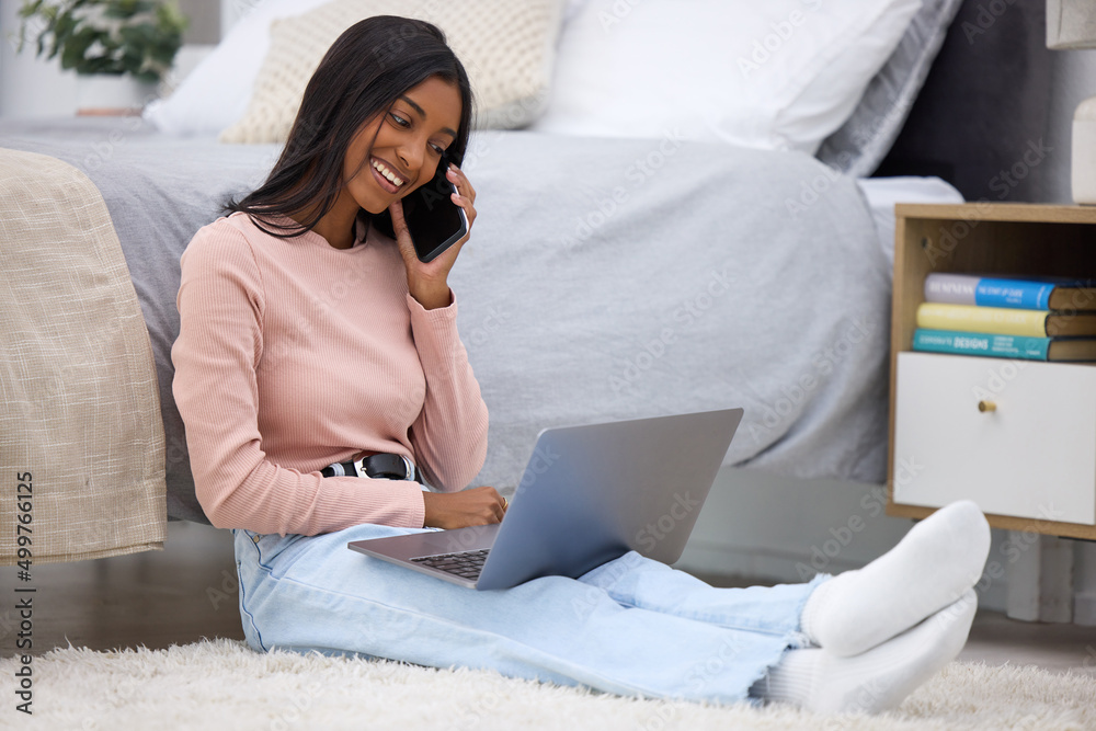 Im actually looking at it right now. Full length shot of an attractive young woman making a phonecal