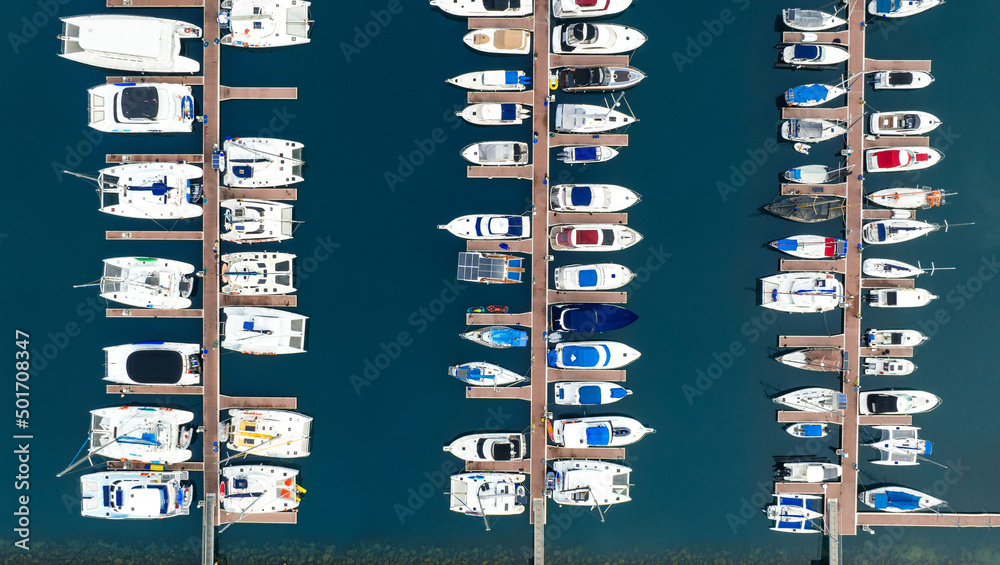 aerial top view Yacht Marina in Yacht Club  Aerial luxury boats and yachts in achor park, Luxury Man