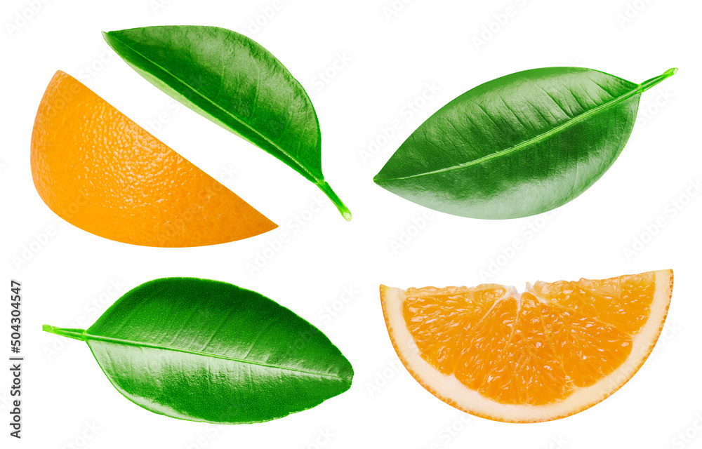 Orange isolated on white background