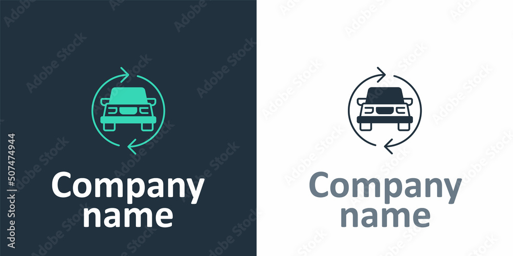 Logotype Car service icon isolated on white background. Auto mechanic service. Repair service auto m