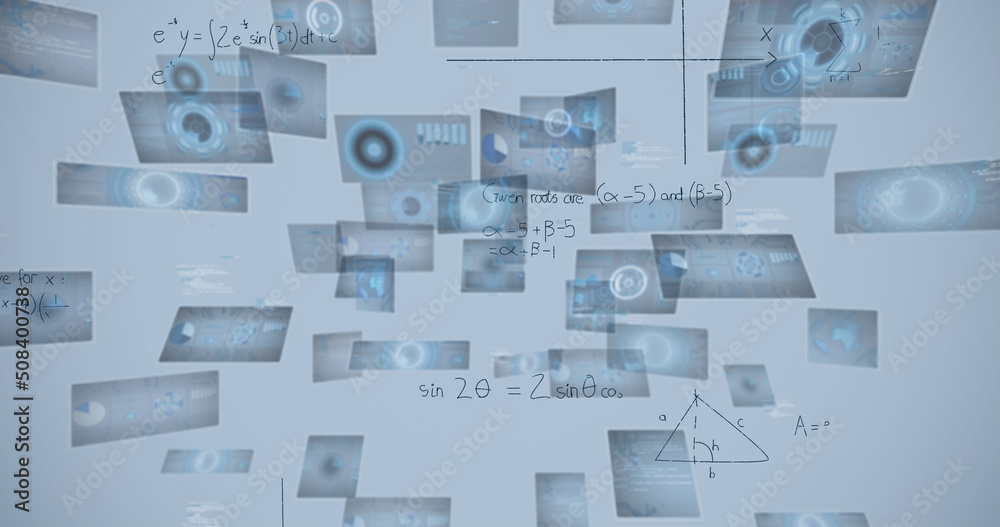 白底数学方程图像及数据处理