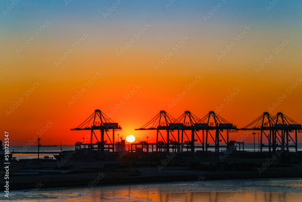 Sunrise and sky by the sea