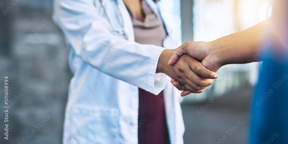 I look forward to working with you in the operation room. Closeup shot of two medical practitioners 