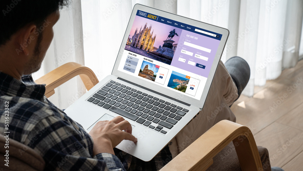 Online travel agency website for modish search and travel planning offers deal and package for fligh