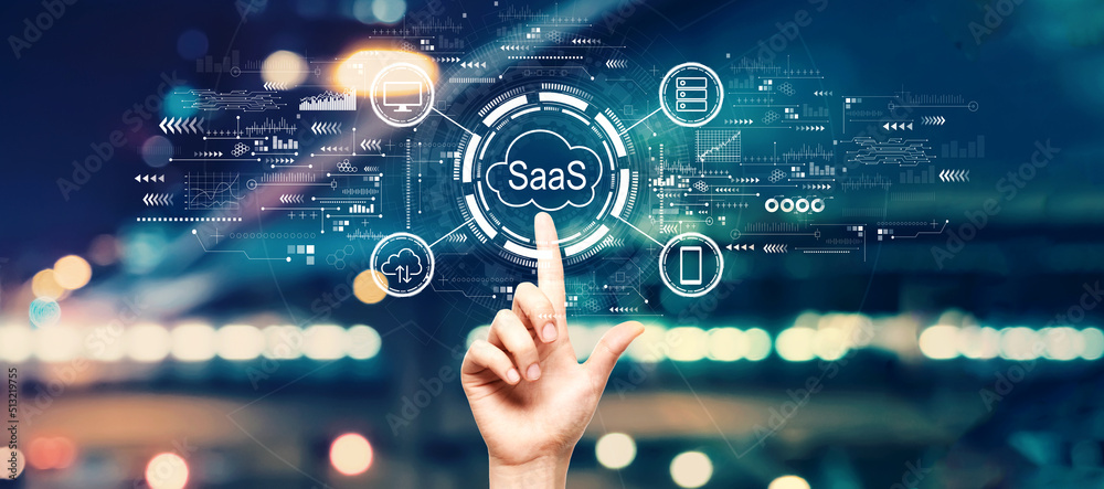 SaaS——用手在技术屏幕上按下按钮的软件即服务概念