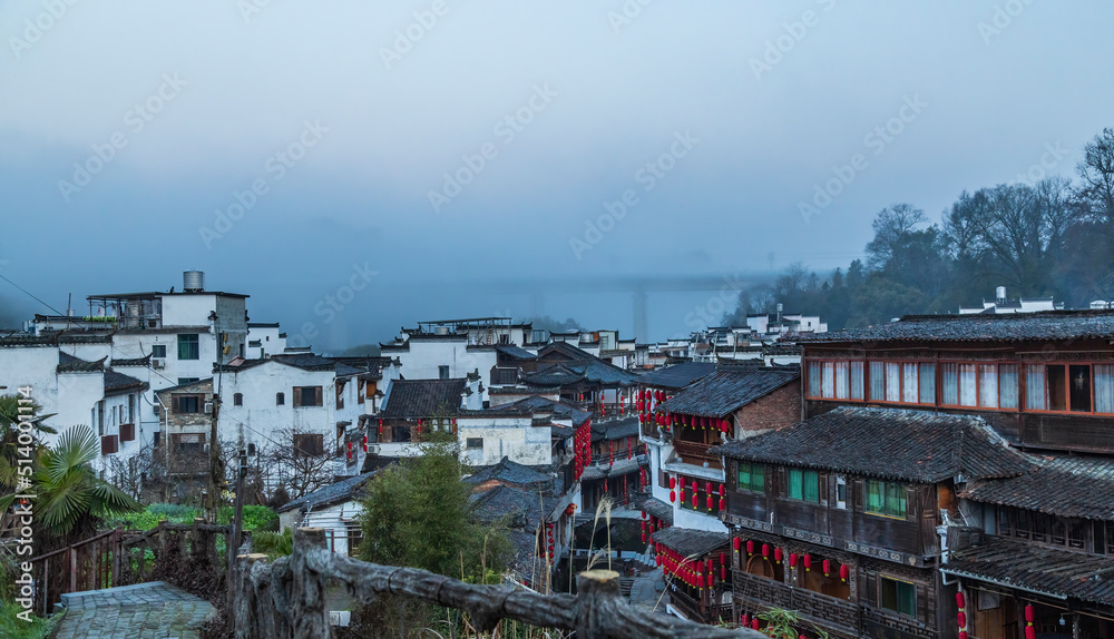 Scenery of Likeng Scenic Area, Wuyuan, Jiangxi province