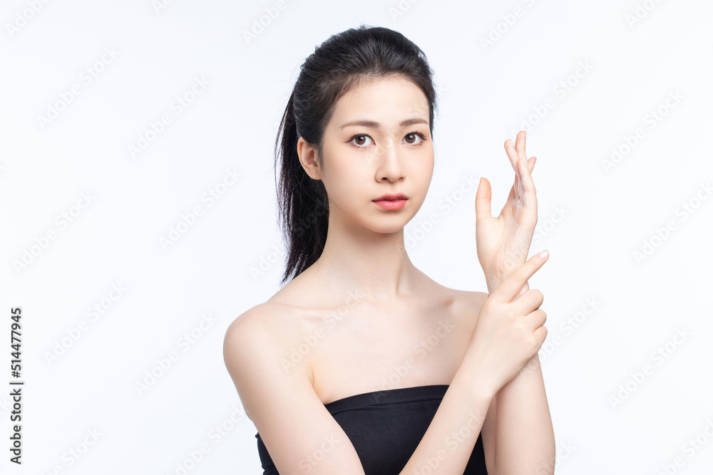 亚洲美女化妆