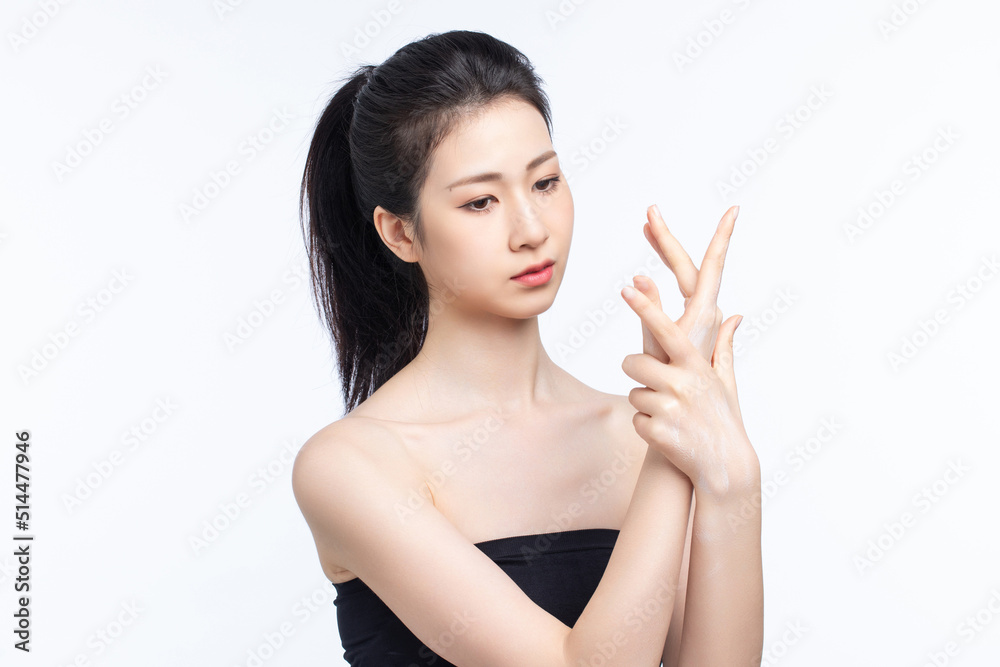 亚洲美女化妆