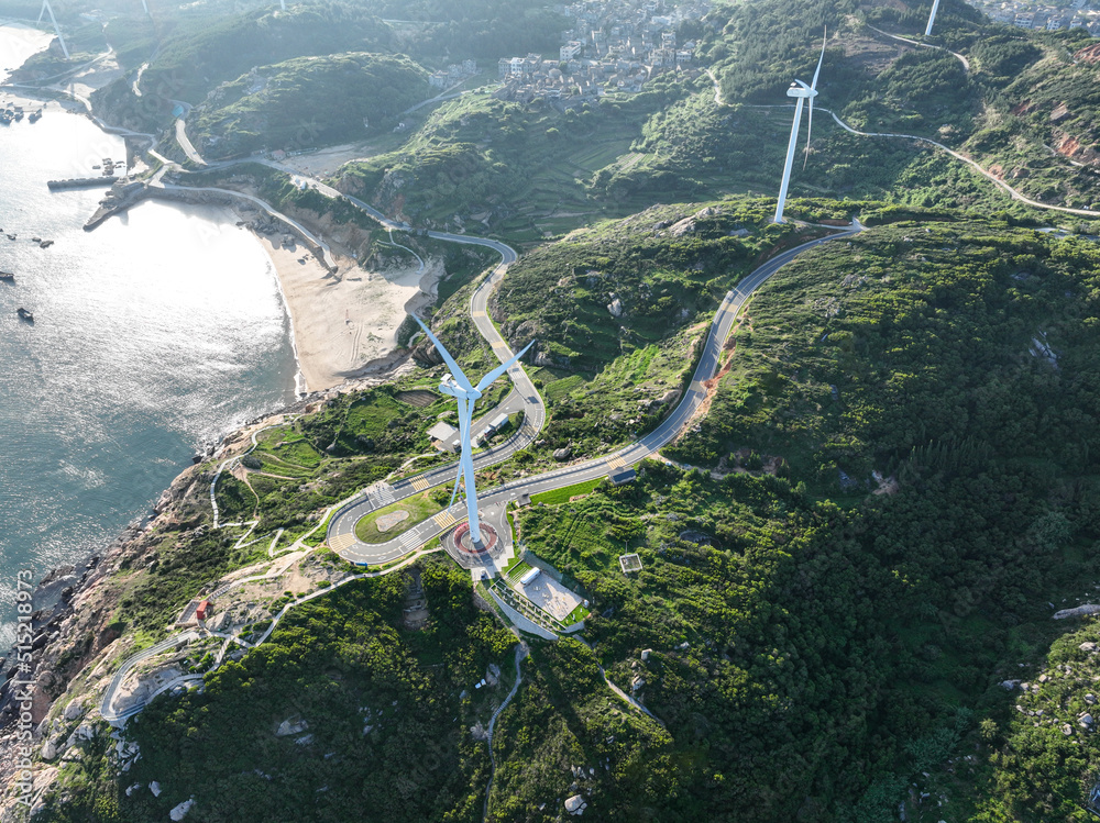 山区风力涡轮机