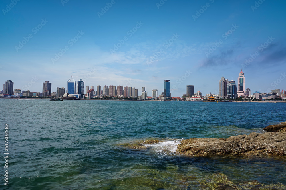 China Qingdao city architectural landscape