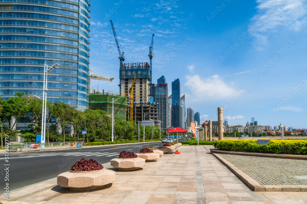 中国青岛城市建筑景观