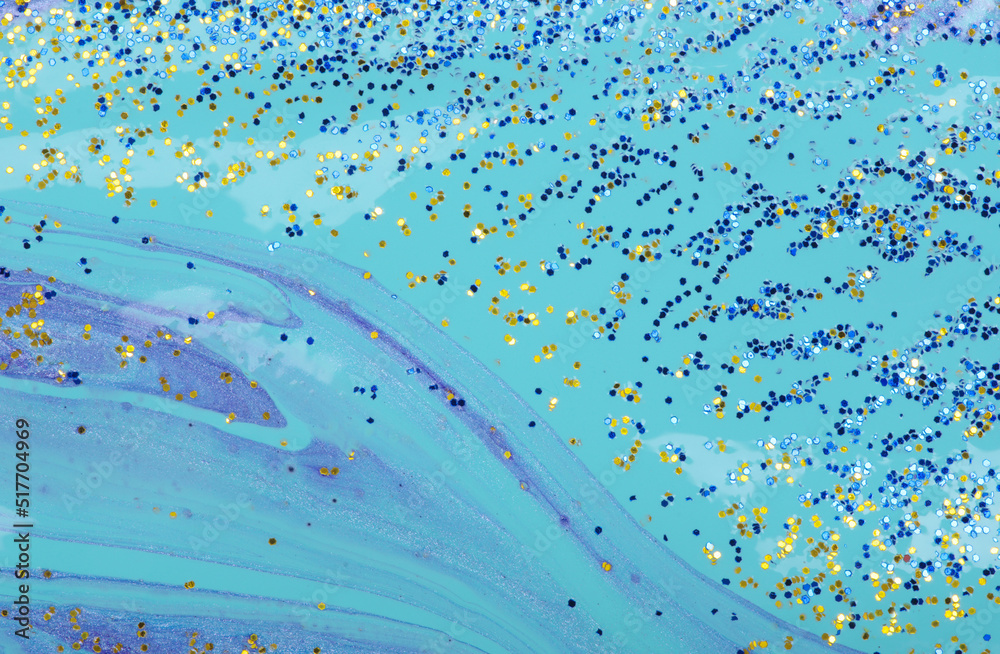 Abstract paint background. Color mix and fluid art texture.