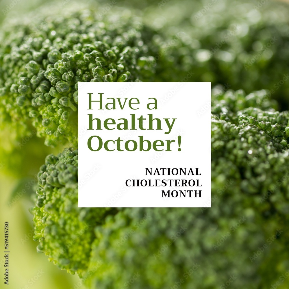 Image of have a healthy october over broccoli