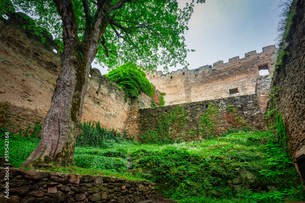 Ruins of the Chojnik Castle in Karkonosze mountains. Poland