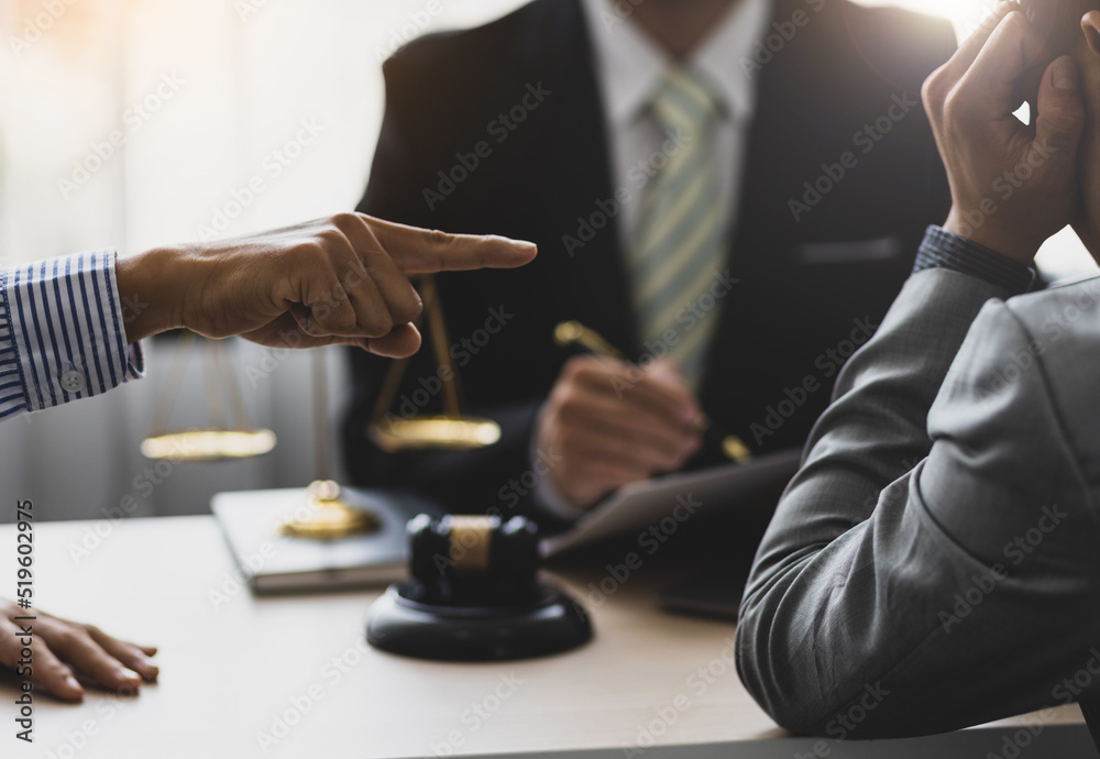 Lawyers are mediating disputes and providing legal advice.