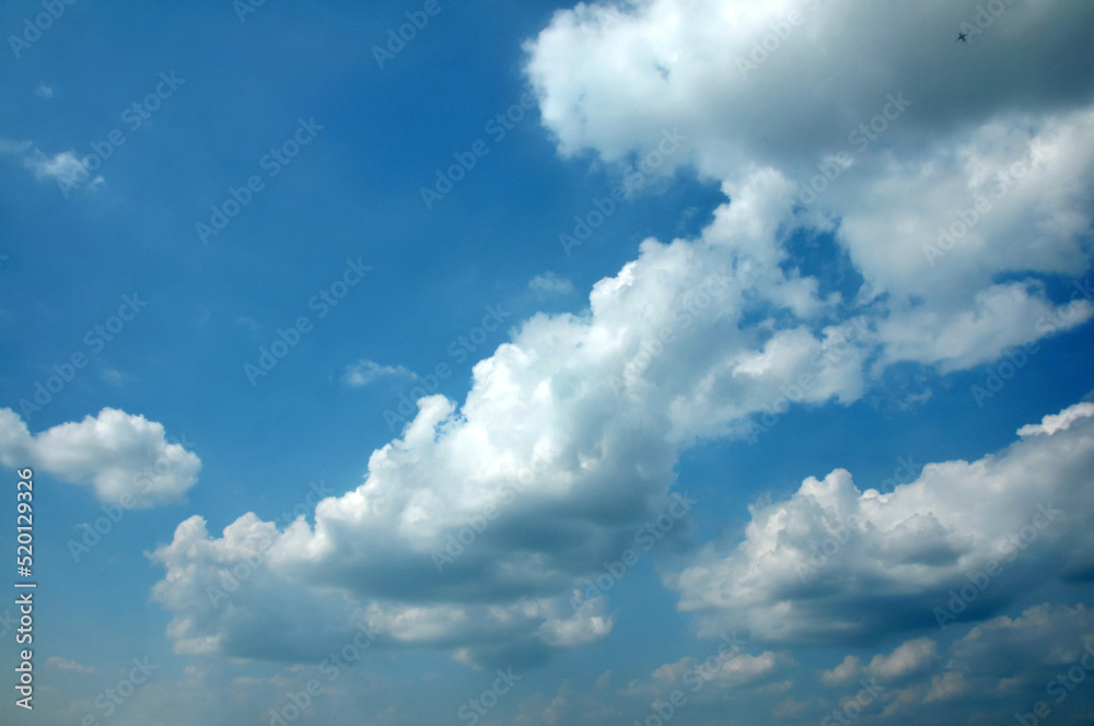 blue sky with clouds