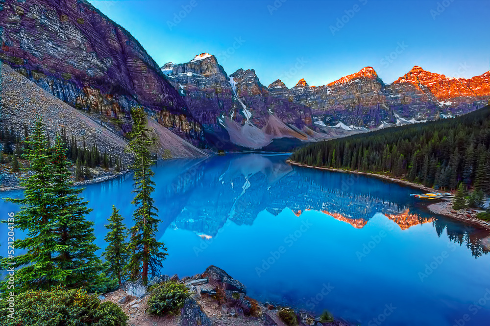 lake in mountains