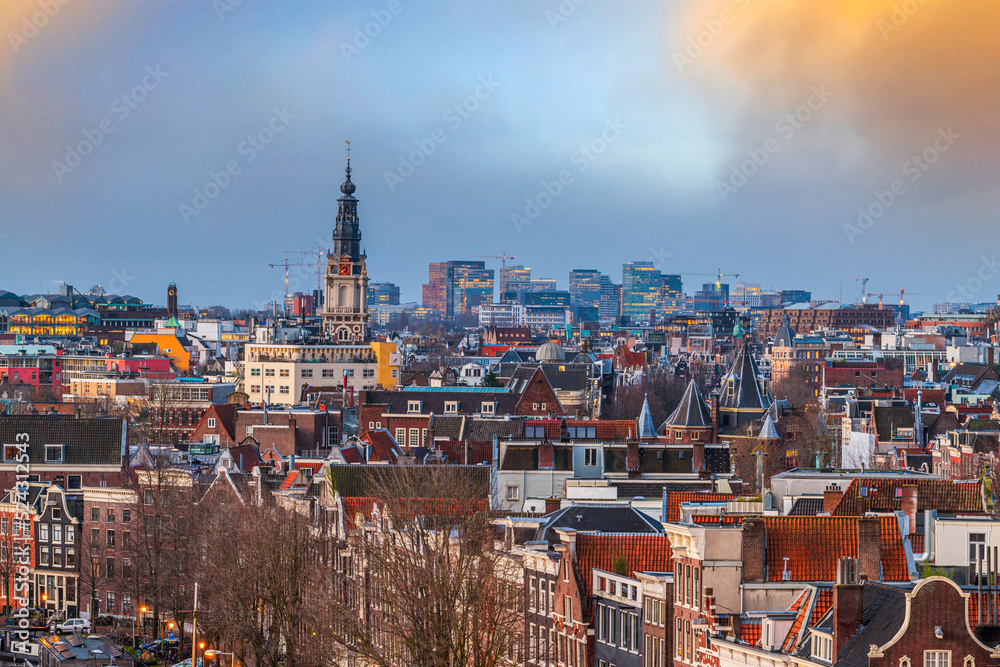 Amsterdam, Netherlands Cityscape