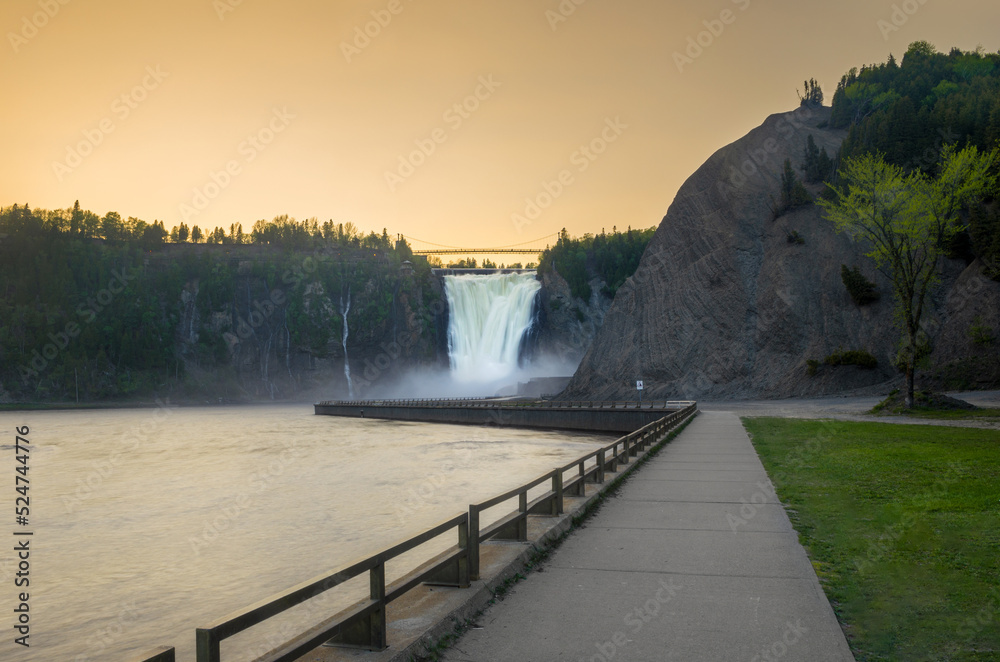 Waterfalls View at Montmorency Falls, 2490 Ave Royale, Québec, Canada