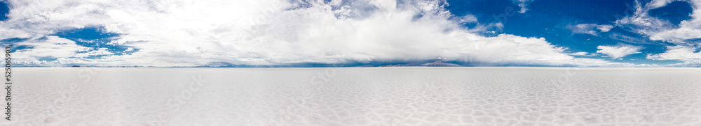 玻利维亚。盐湖和盐滩Salar de Uyuni，玻利维亚。南美洲自然