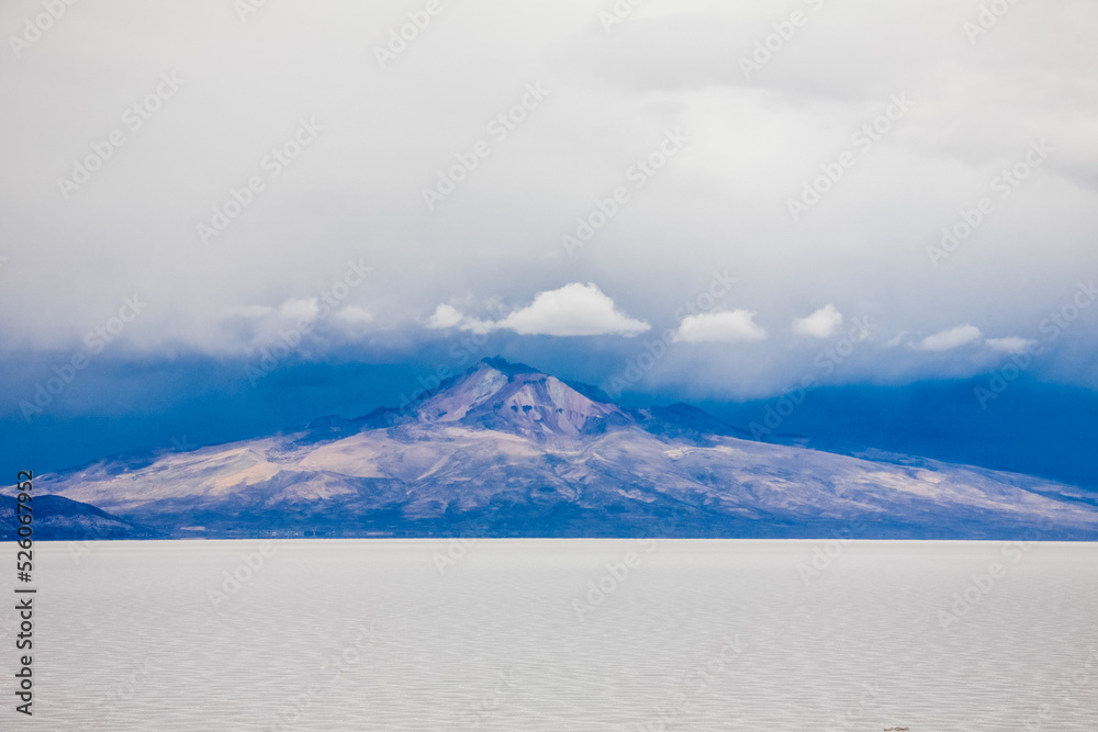 玻利维亚。盐湖和盐滩Salar de Uyuni，玻利维亚。南美洲自然