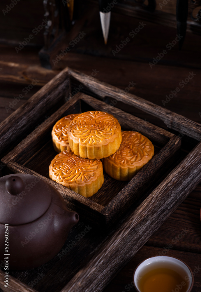 中国传统节日中秋美食月饼