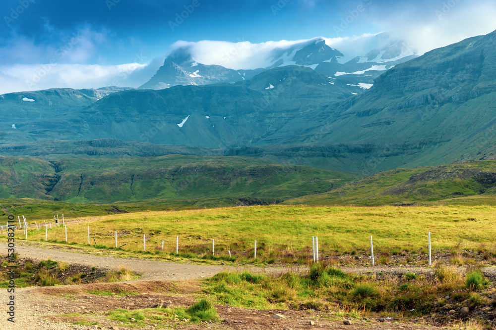 Mountains in Iceland - HDR photograph