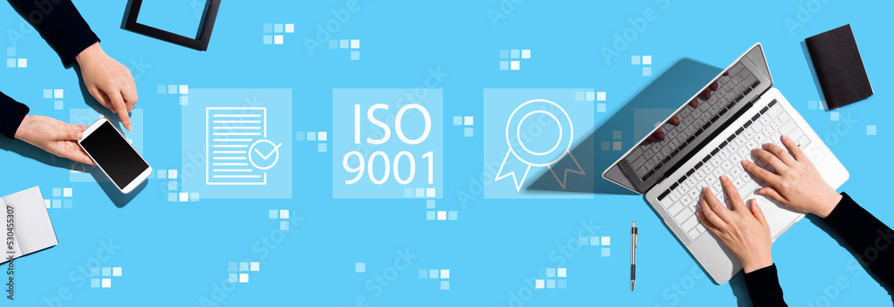 ISO 9001理念，两个人一起工作