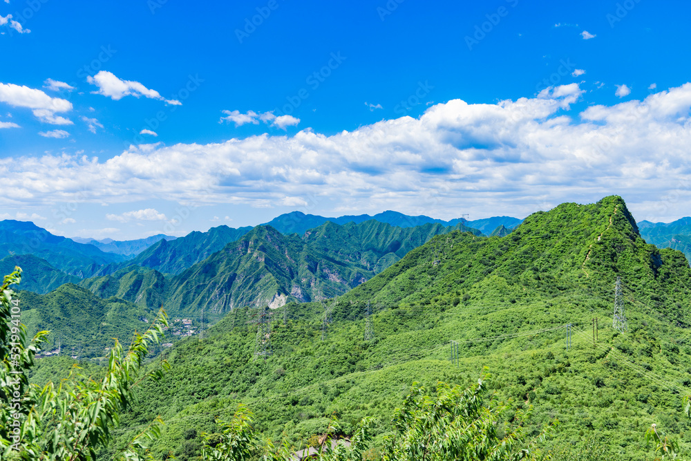 Beijing Mentougou Jingxi Ancient Road scenic spot natural scenery