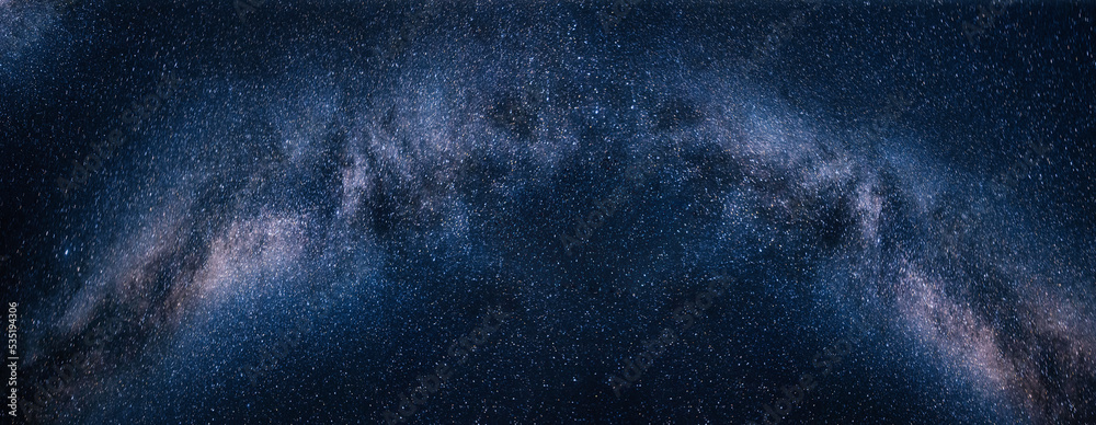 Night starry sky. Milky Way Abstract dark background.