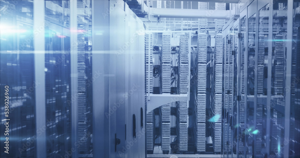 Composition of data processing over server room