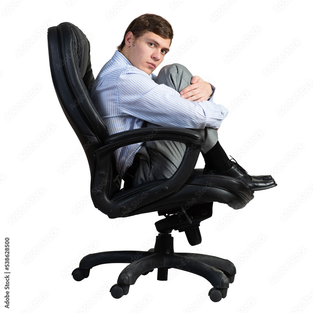 businessman in a chair