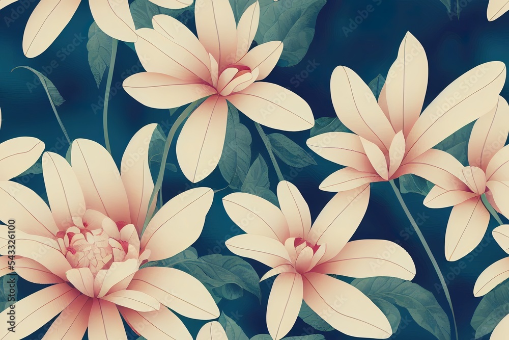 seamless floral background