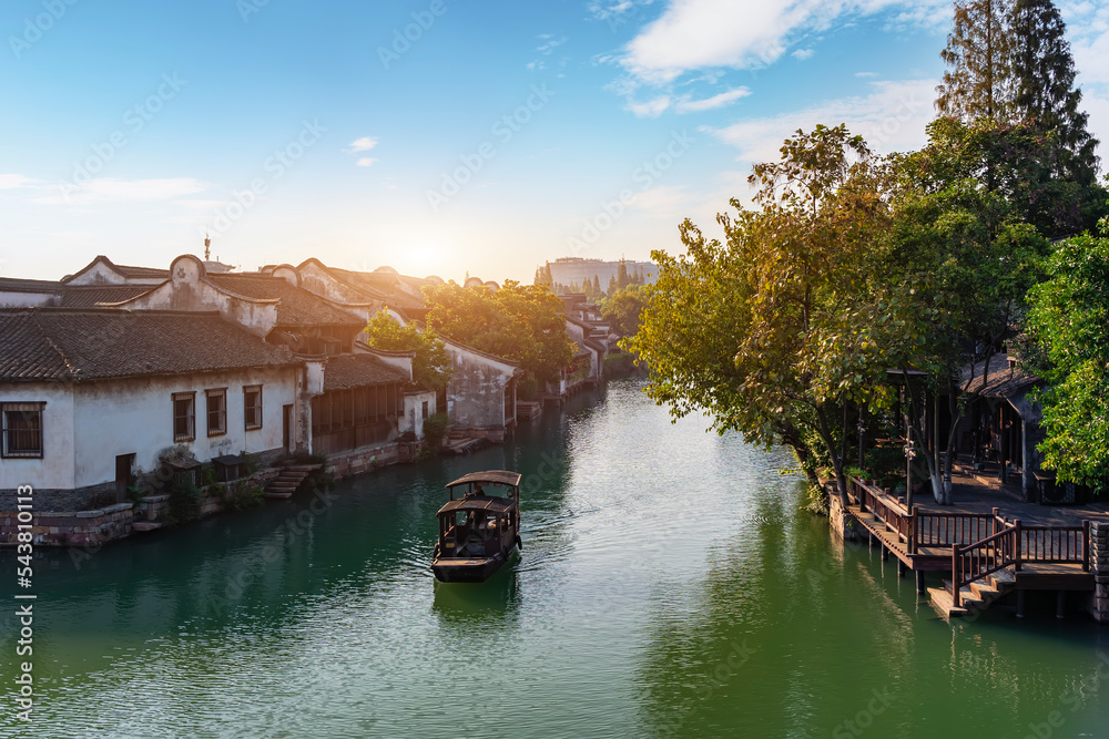 中国乌镇风景特写