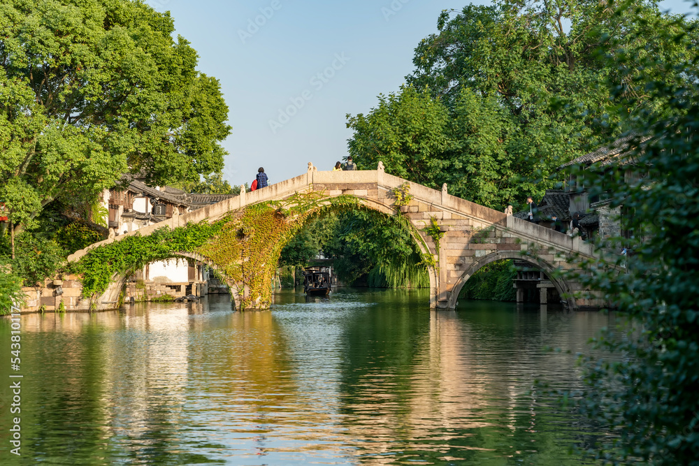 中国乌镇风景特写