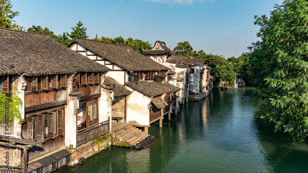 中国乌镇风景特写