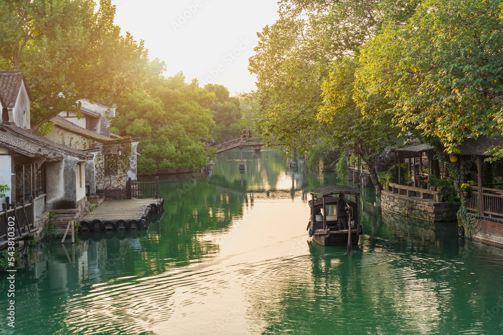 中国乌镇风景特写