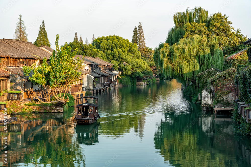 中国乌镇风景特写